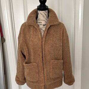 Able Brown Teddy Jacket